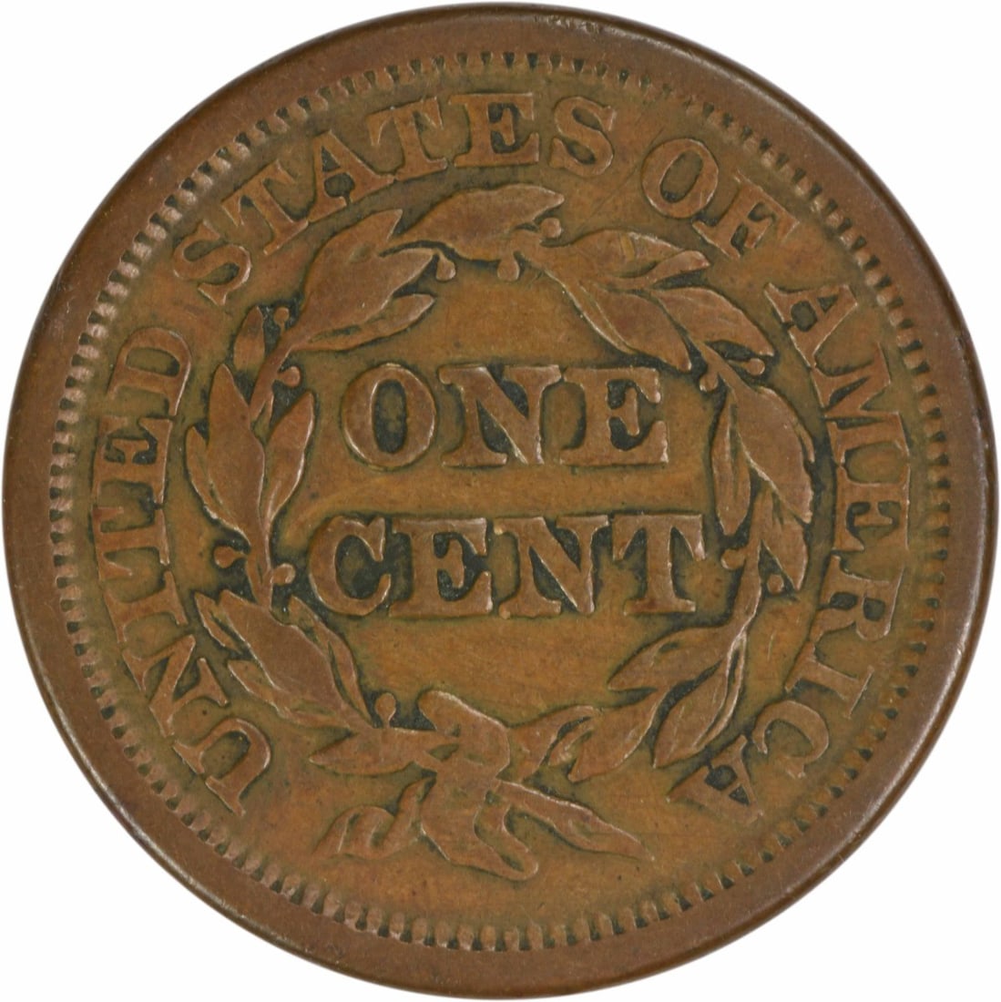 Uncertified Large Cent 1844/ 81 - 2
