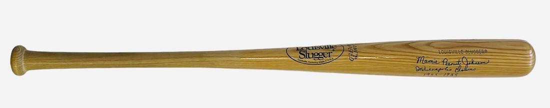 Mamie Peanut Johnson Autographed Louisville Slugger Bat (JSA): Mamie Peanut Johnson Autographed Louisville Slugger Bat (JSA) Item Specifics: Brand: James Spence Authentication (JSA) Mamie Peanut Johnson Autographed Louisville Slugger Bat Signed in blue sharpie ac