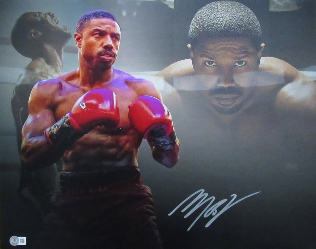 Michael B Jordan Autographed 16x20 Photo Creed Beckett 181191: Michael B Jordan Autographed 16x20 Photo Creed Beckett 181191 Item Specifics: Sport: Football Product: Helmet Original/Reprint: Original Player: Saquon Barkley Team: New York Giants - Penn State Nitta