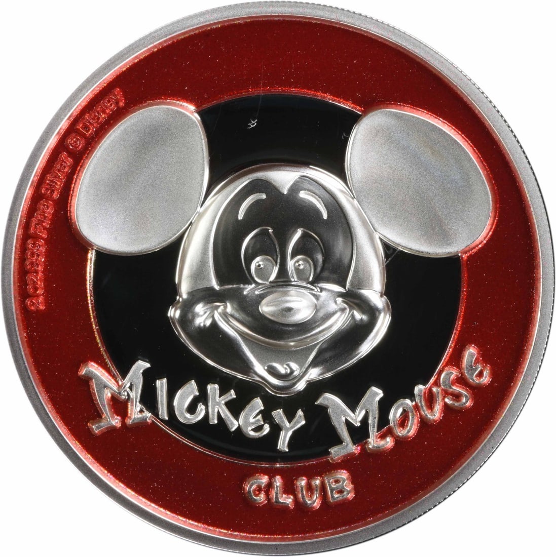 2019 Niue $5 Mickey Mouse Club Ultra High Relief .999 Silver PRF OGP: 2019 Niue $5 Mickey Mouse Club Ultra High Relief .999 Silver PRF OGP This 2019 Niue $5 Mickey Mouse Club Ultra High Relief .999 Silver Proof coin is a stunning example of the U.S. Mint's precision str
