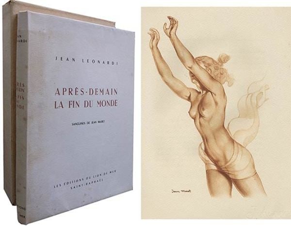 Apres Demain La Fin du Monde 1946 Jean Maret Lithographs Limited Ed Erotica: Apres Demain La Fin du Monde 1946 Jean Maret Lithographs Limited Ed Erotica Item Specifics: Artist: Jean Maret Subject: Erotica Surrealism Material: Paper Style: Japanese Size: 28 x 23 cm Year Of Prod