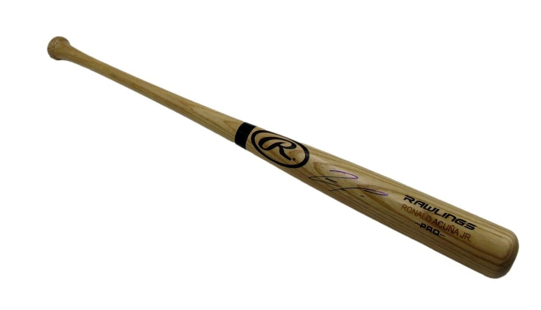 Jr Acuna Ronald Autographed Bat Baseball Rawlings Braves Beckett 212659: Jr Acuna Ronald Autographed Bat Baseball Rawlings Braves Beckett 212659 Item Specifics: Autograph Authentication: Beckett Authentication Services (BAS) Original/Reprint: Original Product: Bat Signed: 
