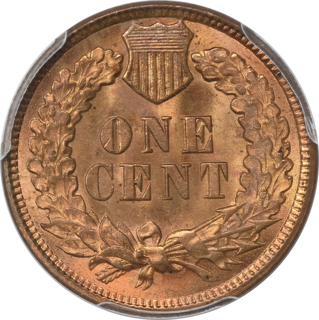 INDIAN CENT MS65RD PCGS - 3