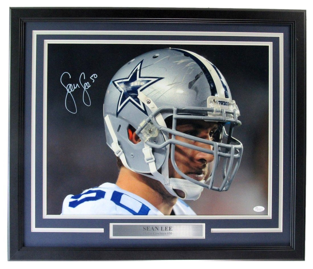 Sean Lee Dallas Cowboys Signed Autographed Photo 16x20 Framed JSA 212630: Sean Lee Dallas Cowboys Signed Autographed Photo 16x20 Framed JSA 212630 Item Specifics: Autograph Authentication: James Spence Authentication (JSA) Original/Reprint: Original Product: Photo Sport: