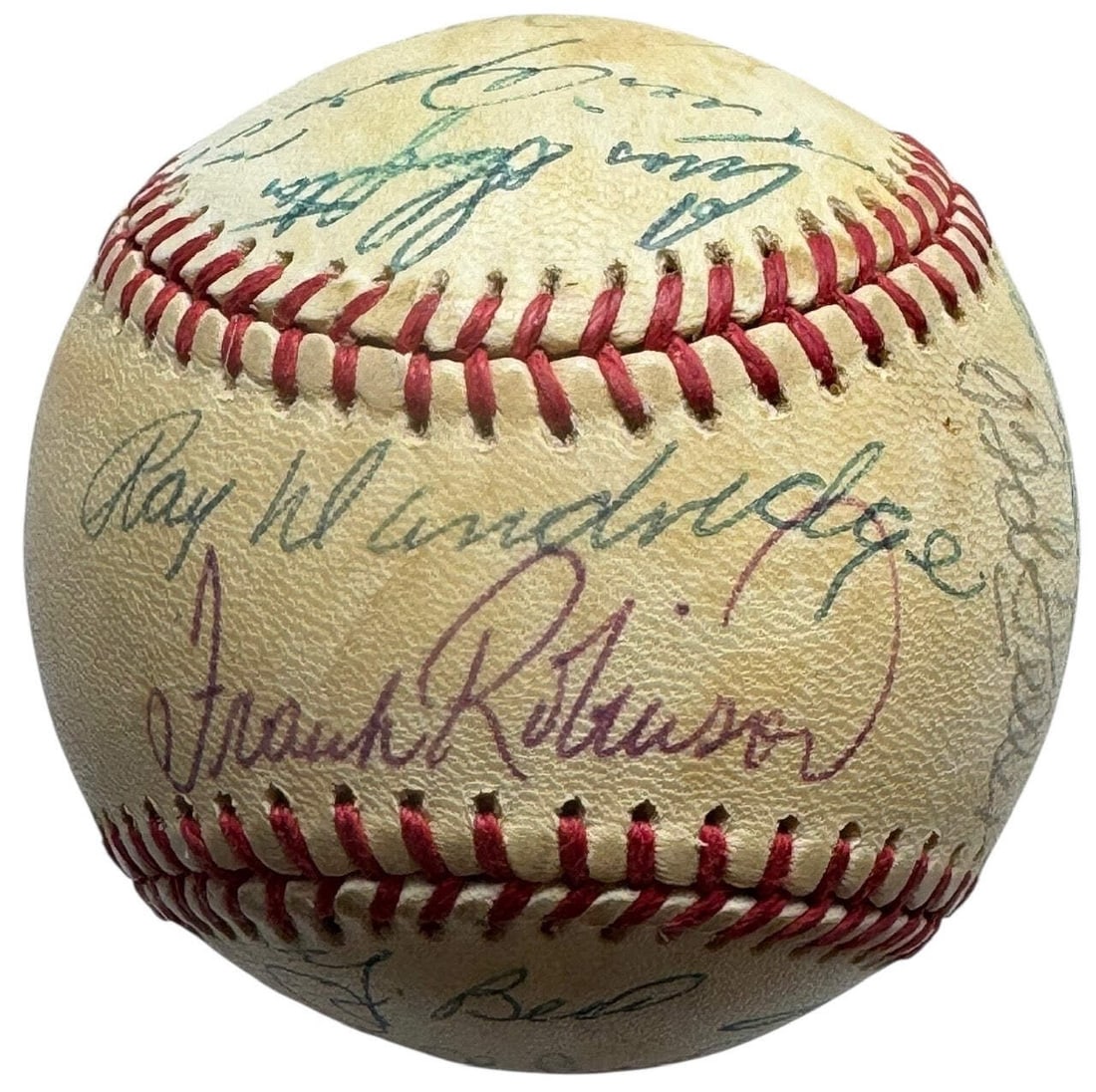 Official Autographed Baseball JSA Hall Of Famers MLB: Official Autographed Baseball JSA Hall Of Famers MLB This official MLB Hall of Famers baseball features 20 signatures, including those of Charles Feeney, signed in blue and purple pen. The James Spenc