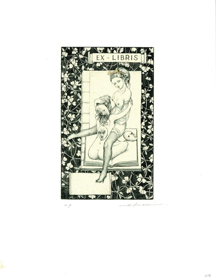 Alphonse Inoue Copperplate Print Female Friends 17 Hand colored Signed AP: Alphonse Inoue Copperplate Print Female Friends 17 Hand colored Signed AP Item Specifics: Artist: Alphonse Inoue Subject: Female Figures Material: Hand-colored Copperplate Print Style: Japanese Produc