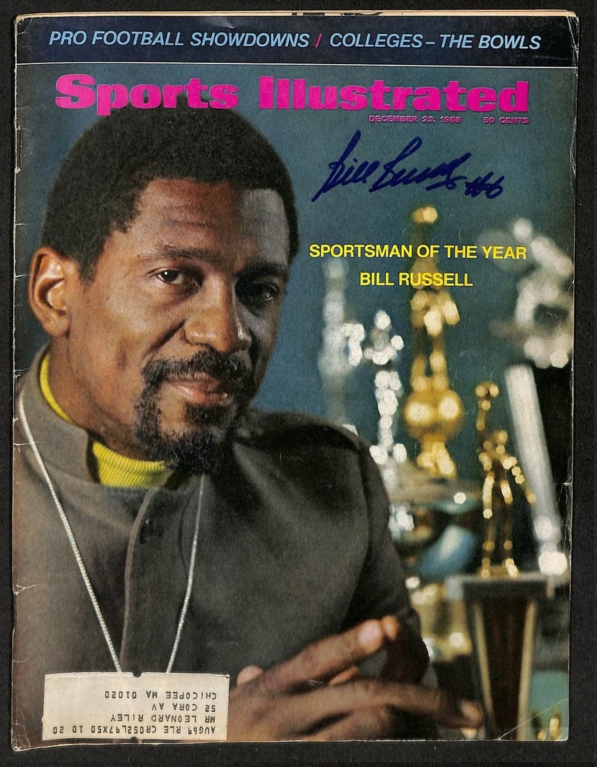 Bill Russell HOF Signed/ Autographed 1968 Sports Illustrated Celtics JSA 212883: Bill Russell HOF Signed/ Autographed 1968 Sports Illustrated Celtics JSA 212883 Item Specifics: Original/Reprint: Original Product: Photo Product Disclaimer: Not affiliated with any team or league.