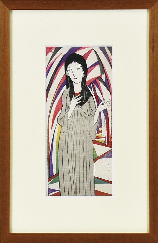 Sokanjo Fujin Graph Taisho 1924 Woodblock Print Romance Yumeji Ai (1 of 6)