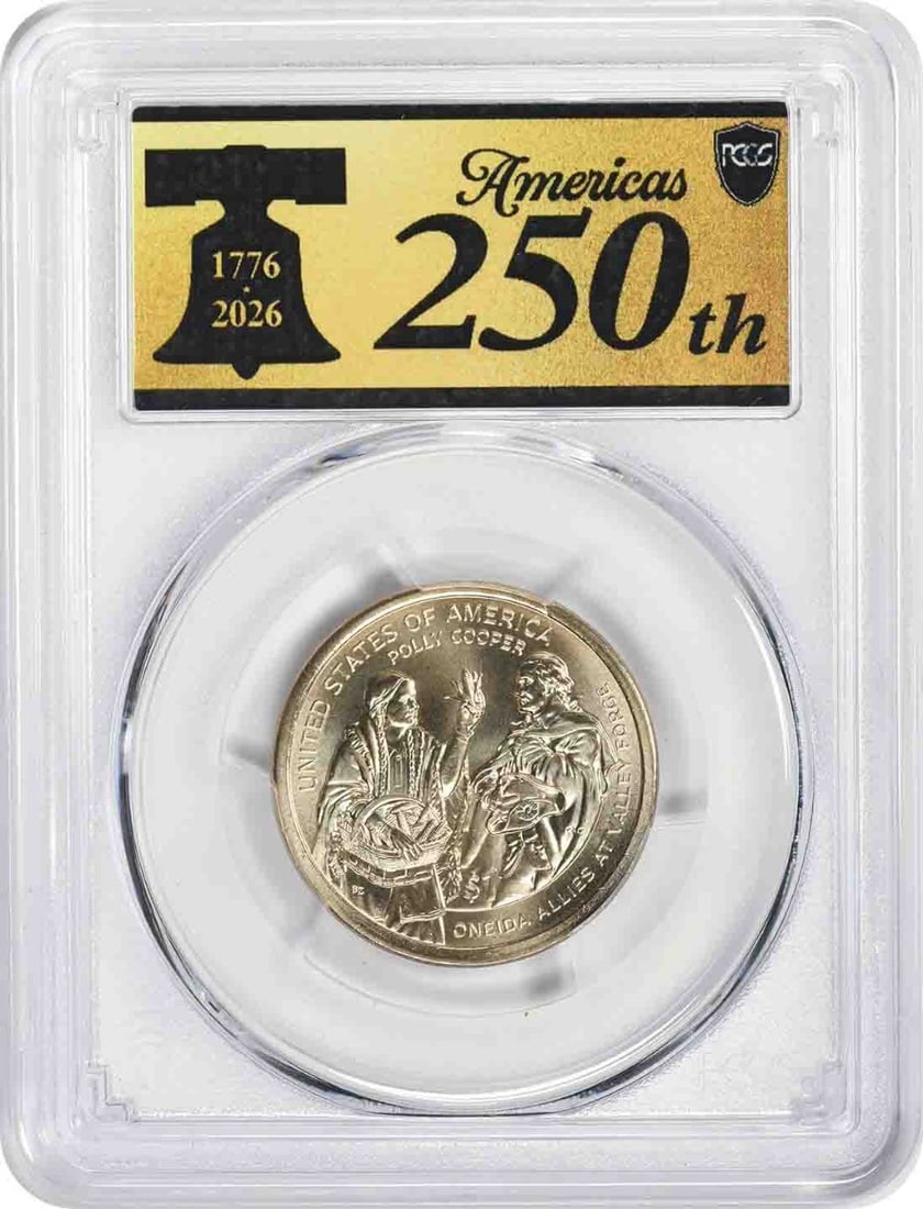 2026-P Sacagawea Native American Dollar Position A MS67 FS PCGS Anniv Label (1 of 1)