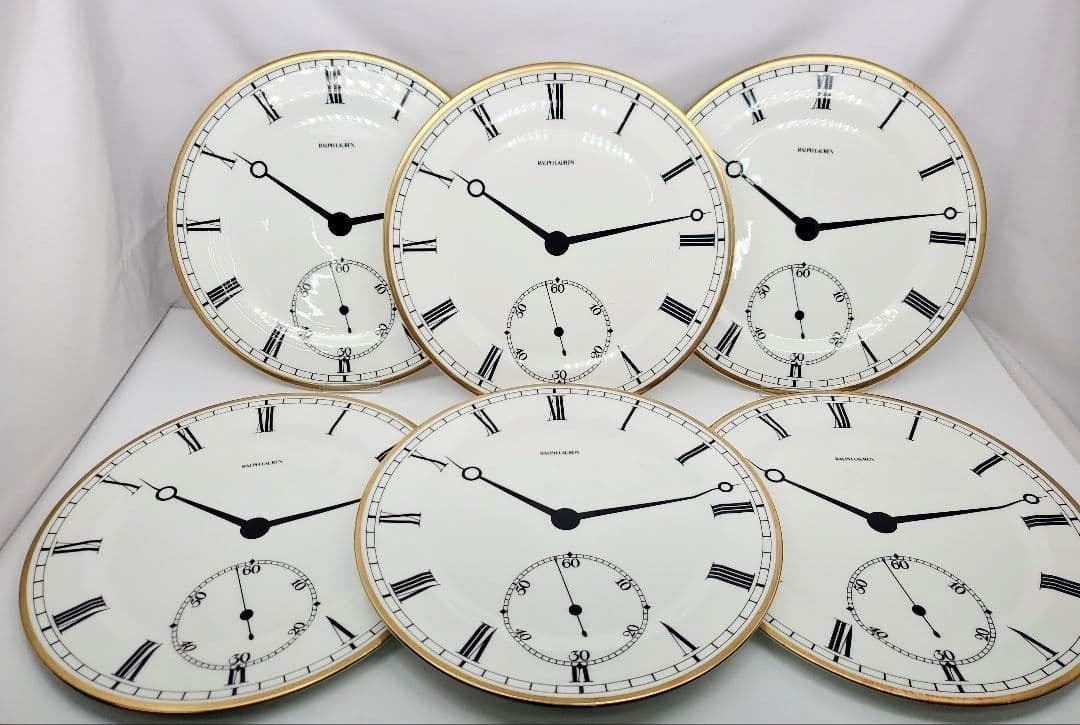 Ralph Lauren Charger Watch Plates Porcelain Set 12.5in Pocket Watch: Ralph Lauren Charger Watch Plates Porcelain Set 12.5in Pocket Watch Item Specifics: Origin: England Antique: No Shape: Round Occasion: All Occasions Vintage: Yes Care Instructions: Hand Wash Only Orig