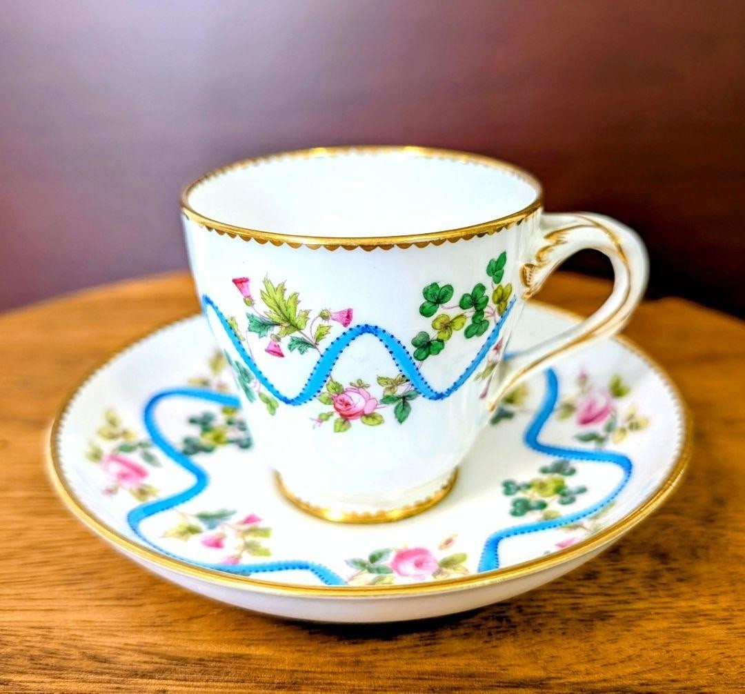 English Porcelain Rare Antique Minton Cup Saucer Goode Demitasse: English Porcelain Rare Antique Minton Cup Saucer Goode Demitasse Item Specifics: Origin: England Number Of Items In Set: NA Shape: Round Signed By: NA Occasion: NA All Occasions Keeps Cold For: NA Vin