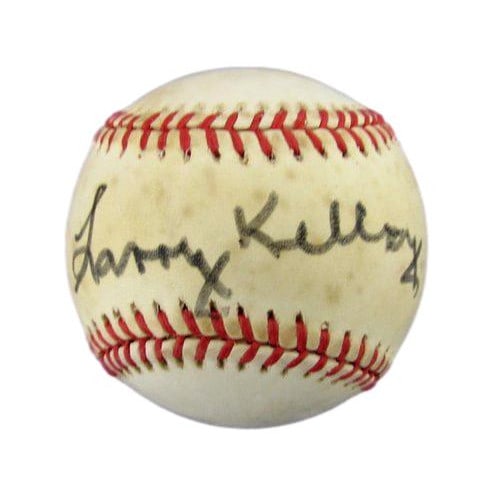 Kelley Larry Signed Auto ONL Baseball Winner Yale Heisman 1936 188446 JSA (1 of 3)