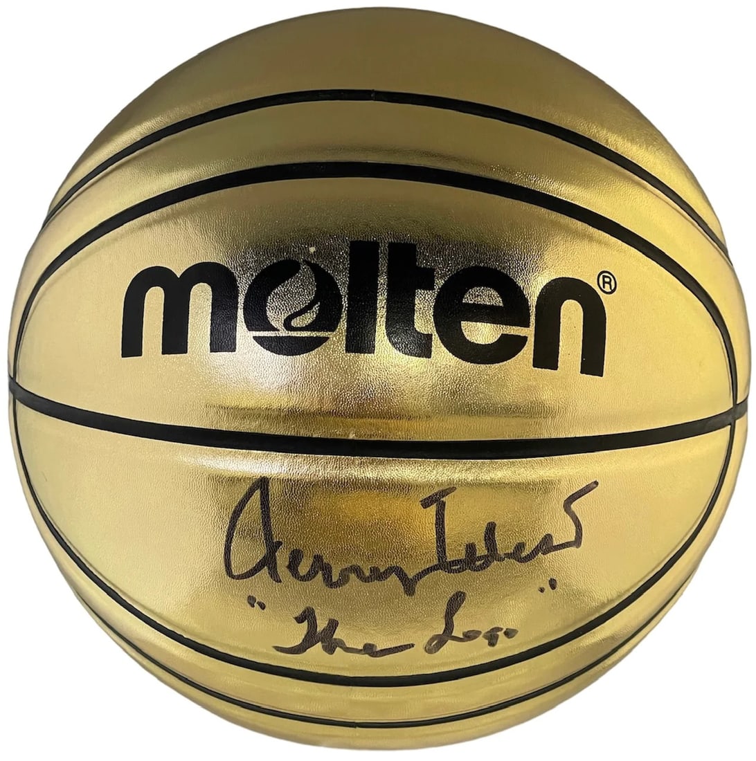 Jerry West Autographed Molten Basketball (Beckett): Jerry West Autographed Molten Basketball (Beckett) Item Specifics: Brand: Beckett Professional Grader: 275013 Jerry West Autographed Molten Basketball Inscribed with "The Logo" inscription Signed in b
