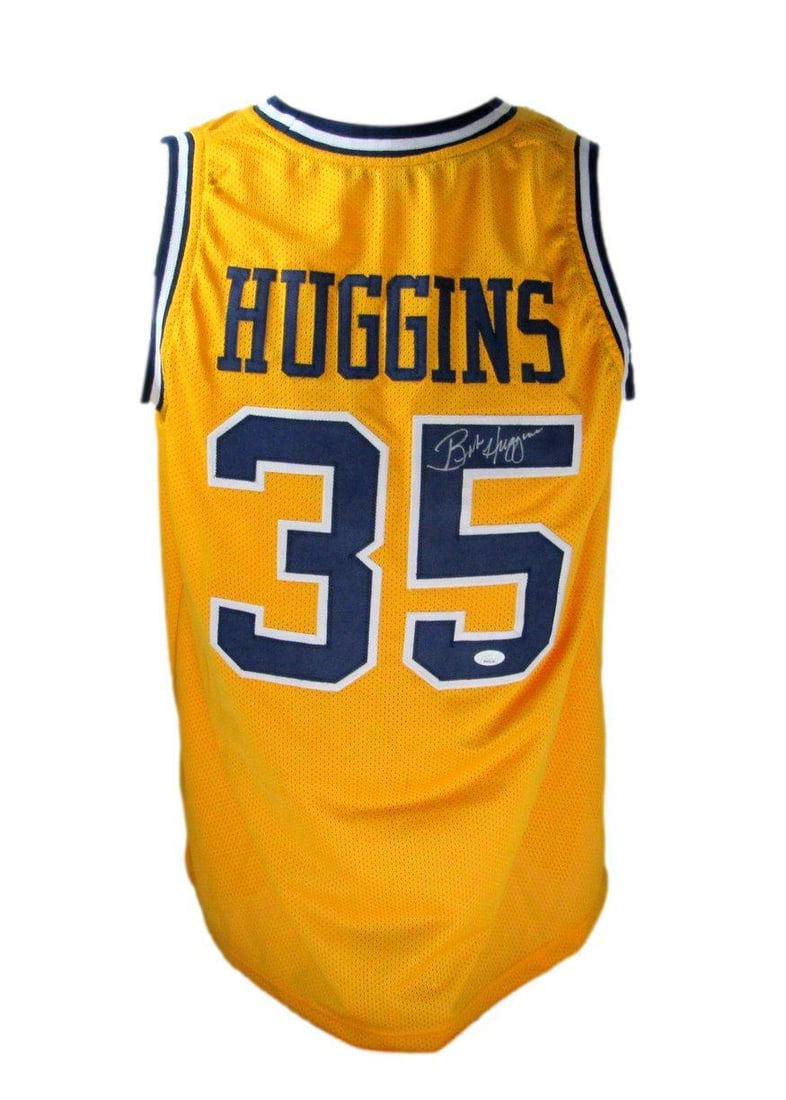 Univ of West Virginia Signed Custom Basketball Jersey By Bob Huggins: Univ of West Virginia Signed Custom Basketball Jersey By Bob Huggins Signed by Bob Huggins, the legendary coach of the University of West Virginia Mountaineers, this custom basketball jersey is a uniq