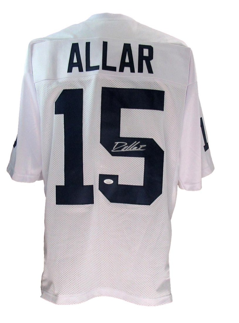 Allar Drew Autographed Custom Football White Penn State Jersey JSA 182883: Allar Drew Autographed Custom Football White Penn State Jersey JSA 182883 Item Specifics: Original/Reprint: Original Product: Jersey Sport: Football Team: Penn State League: NCAA Signed: YES Product D