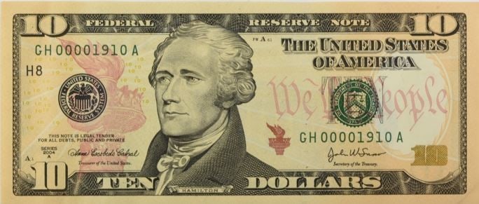 2004A $10 Federal Reserve Bank Note Set Uncirculated OGP (4 Notes): 2004A $10 Federal Reserve Bank Note Set Uncirculated OGP (4 Notes) This 2004A $10 Federal Reserve Bank Note Set is presented in its original, uncirculated condition, showcasing four high-quality notes