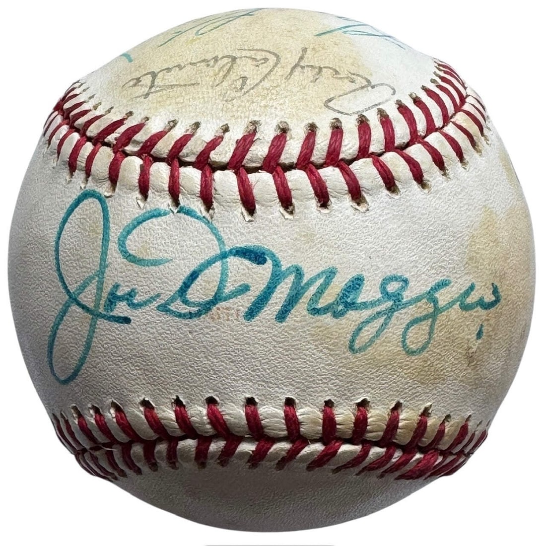 Old Timers Autographed Baseball Cracker Jack Stars HOF's (1 of 6)