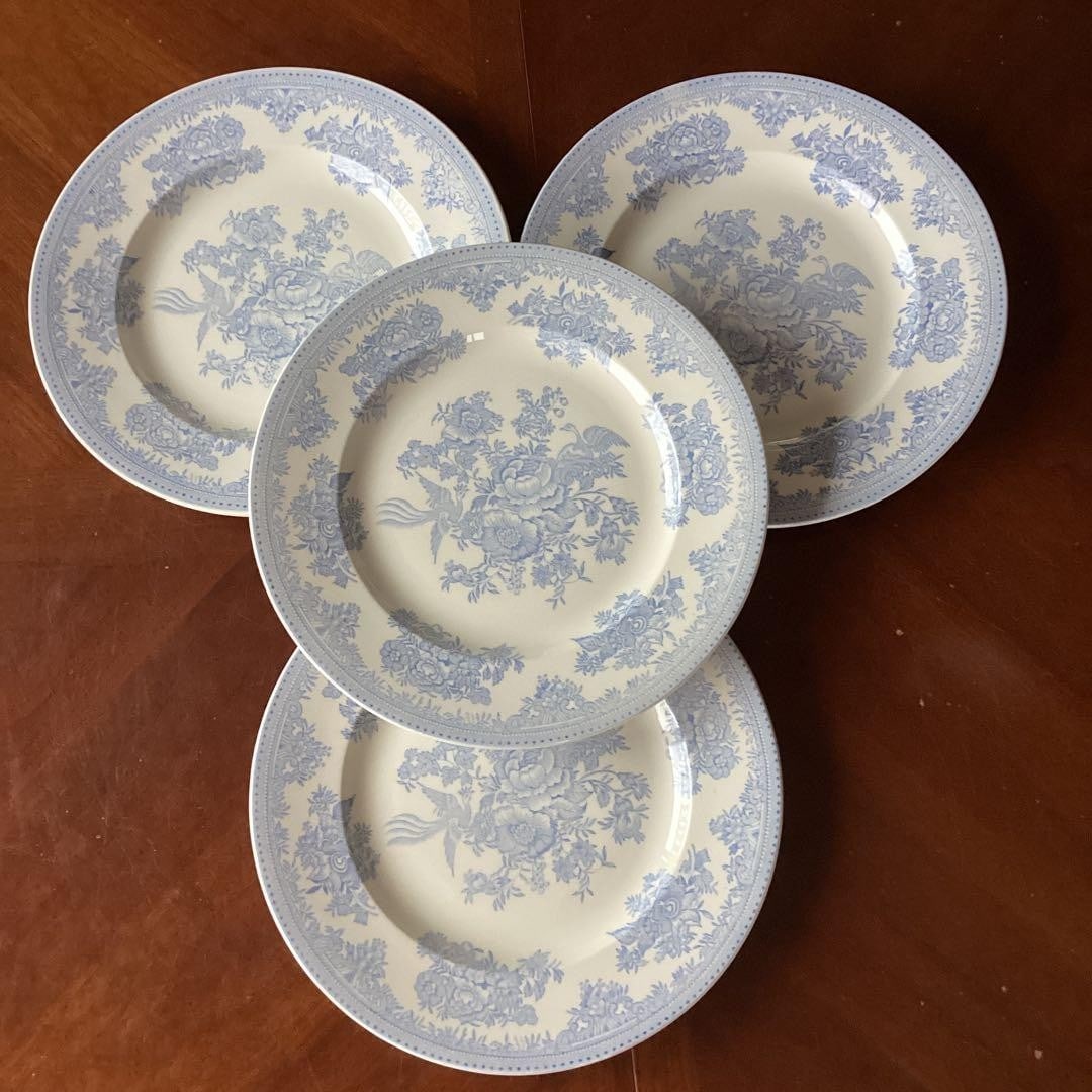 Burleigh Asiatic Pheasants Blue Plate 25.5cm 10in Set of 4 England Tableware: Burleigh Asiatic Pheasants Blue Plate 25.5cm 10in Set of 4 England Tableware Item Specifics: Brand: Burleigh Type: Plate Material: Ceramic Product Disclaimer: Measurements approximate; colors may vary