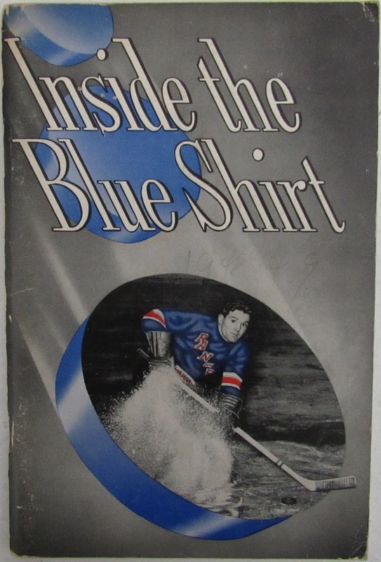 Blue Book Media Press Guide 1948 49 New York Rangers Yearbook (1 of 5)