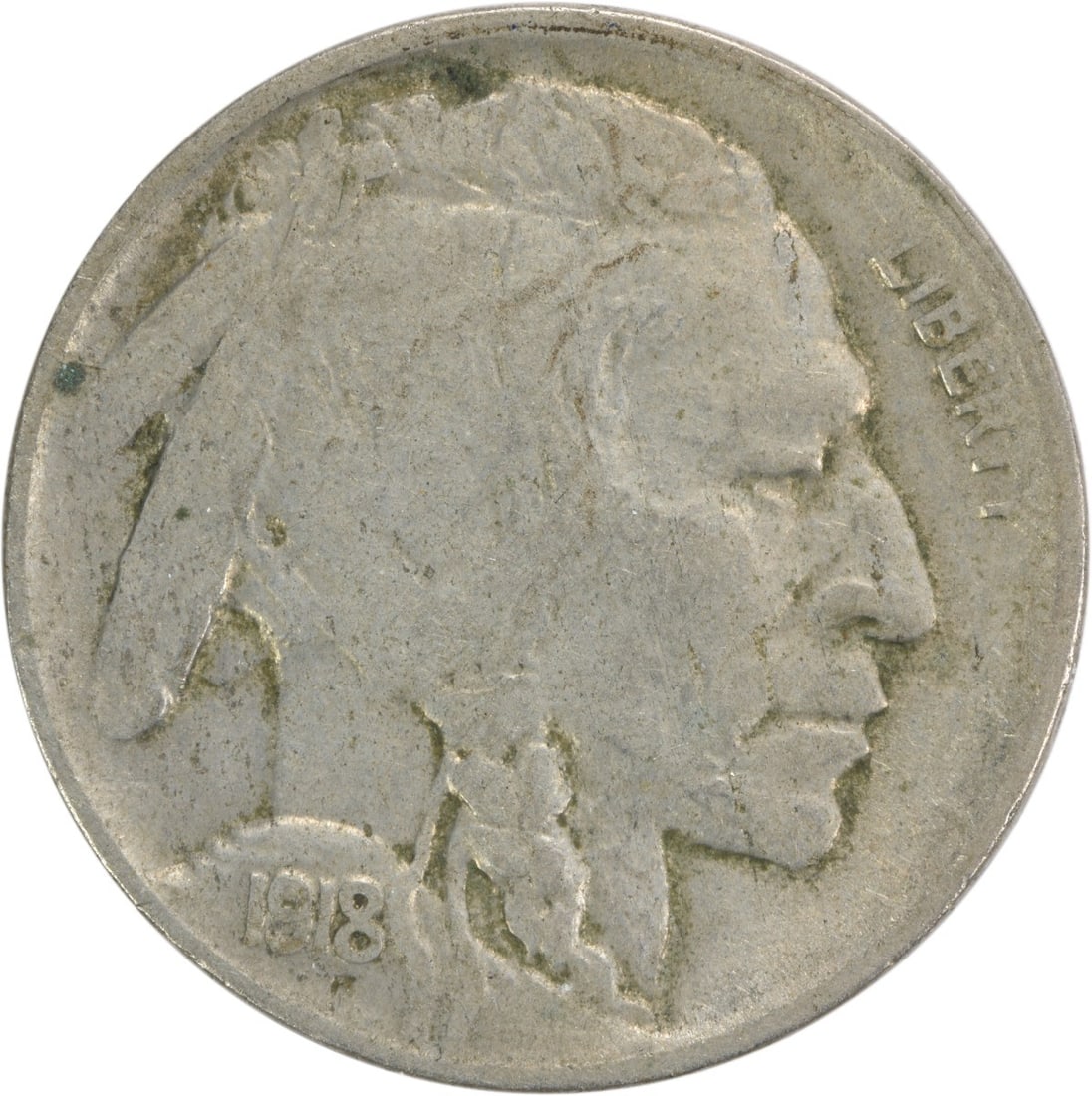 Buffalo Nickel 1918-D EF Uncertified: Buffalo Nickel 1918-D EF Uncertified The 1918-D Buffalo Nickel is a highly detailed coin with a rich history, featuring a striking design by James Earle Fraser and a unique composition of 75% copper a