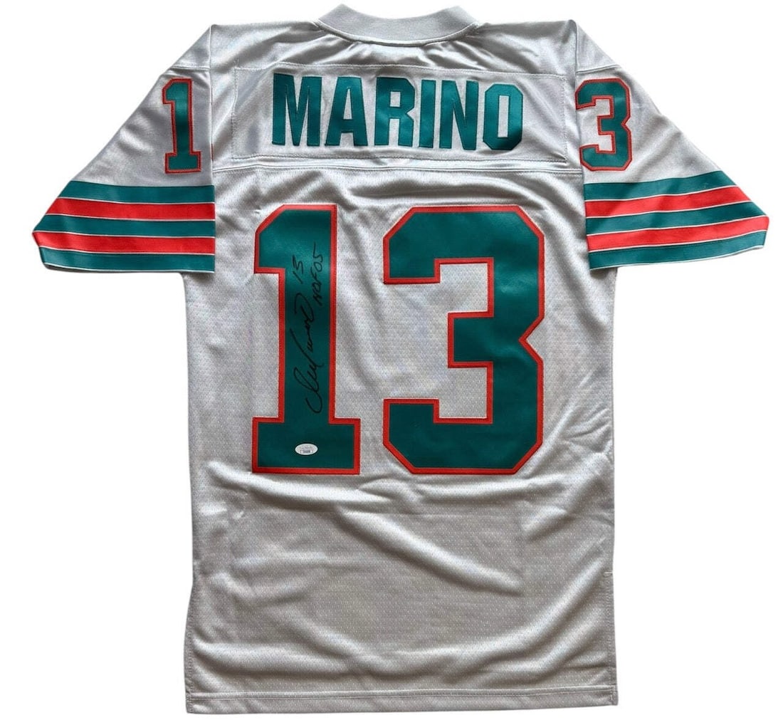 Dan Marino Signed Authentic Mitchell & Ness 1984 Throwback Legacy Jersey (JSA) (1 of 5)