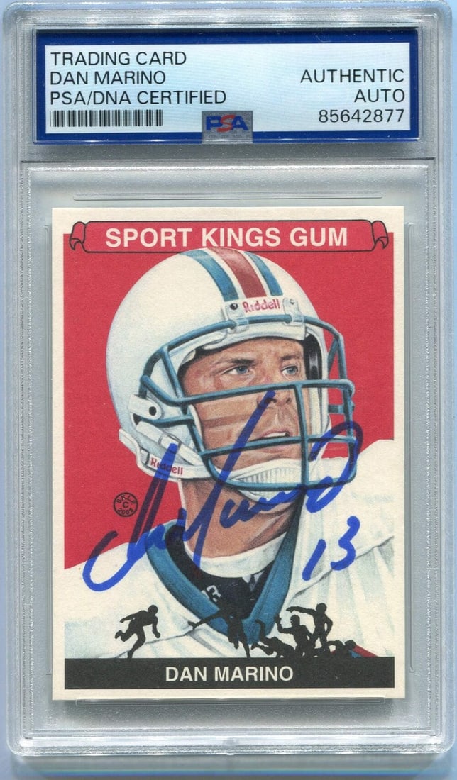 Dan Marino 2008 Sportkings Autographed Card #96 PSA/ DNA Certified (1 of 2)