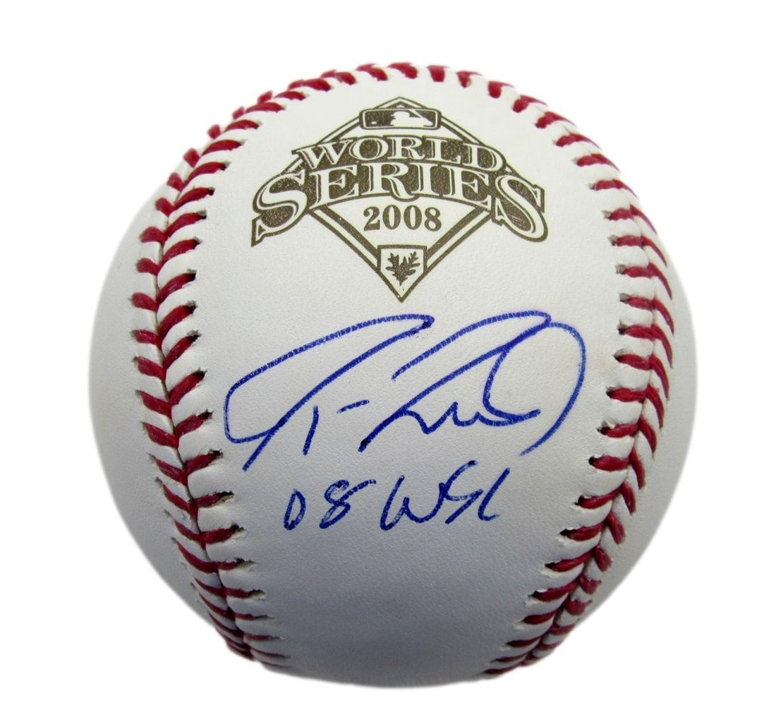 Signed Jason Werth Baseball Series World Inscribed Phillies 2008 190788 JSA: Signed Jason Werth Baseball Series World Inscribed Phillies 2008 190788 JSA Signed Jason Werth Baseball Series World Inscribed Phillies 2008 190788 JSA - A unique piece of sports memorabilia, this bas