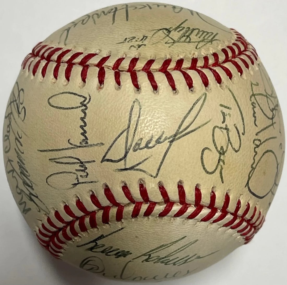1996 New York Mets Team Signed Baseball (1 of 6)