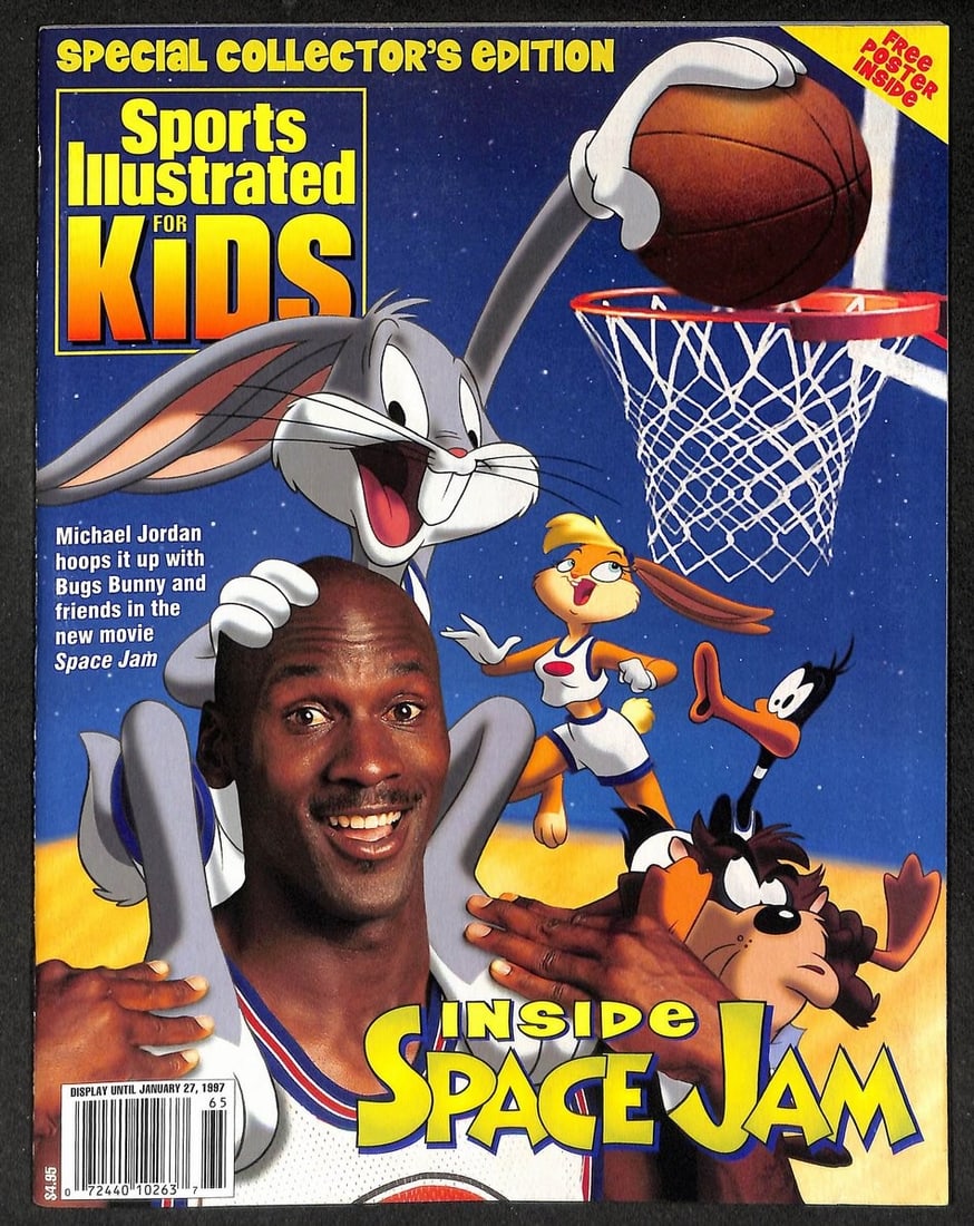 Sports Illustrated Michael Jordan Space Jam Newsstand Poster (1 of 2)