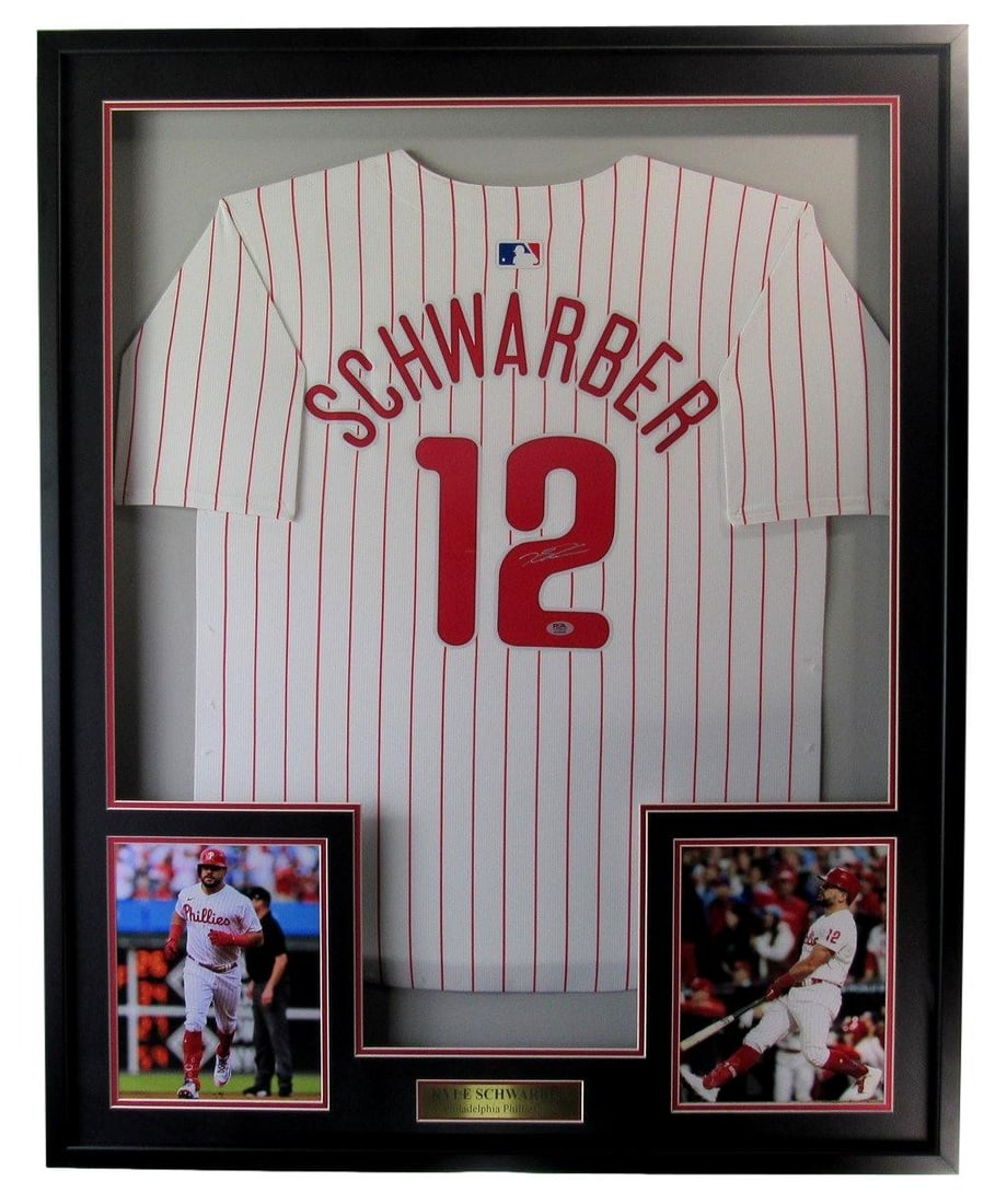 Schwarber Signed Pinstripe Baseball Jersey Framed PSA DNA 210014: Schwarber Signed Pinstripe Baseball Jersey Framed PSA DNA 210014 Item Specifics: Autograph Authentication: Professional Sports Authenticator (PSA) Original/Reprint: Original Product: Jersey Signed: Ye