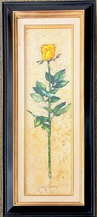 Spanish Floral Art Signed Oil Painting Yellow Rose Joan Guerrero: Spanish Floral Art Signed Oil Painting Yellow Rose Joan Guerrero Item Specifics: Artist: Joan Guerrero Unit Of Sale: Single Piece Signed By: Joan Guerrero Size: Large Signed: Yes Material: Canvas Fram