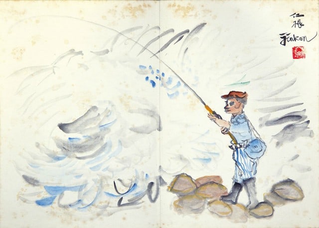 Japanese Art Sketch Album Yosegaki cho Noma Hitone Various Artists (1 of 3)