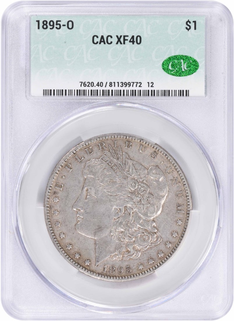 1895-O Morgan Silver Dollar EF40 CACG (1 of 3)