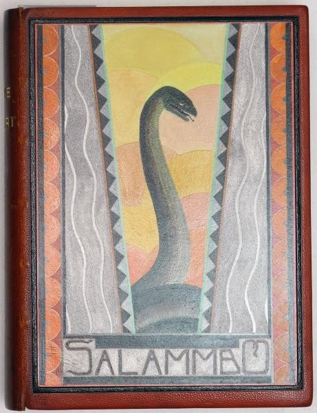 1923 SALAMMBO Gustave Flaubert FL Schmied 6 Color Woodblock Prints Fine Binding: 1923 SALAMMBO Gustave Flaubert FL Schmied 6 Color Woodblock Prints Fine Binding Item Specifics: Artist: Franois-Louis Schmied Subject: Art Deco Illustrated Book Material: Paper Morocco Leather Style: 