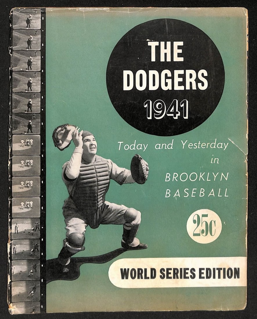 The Dodgers 1941 Today and Yesterday in Brooklyn Baseball World Series Edition (1 of 3)