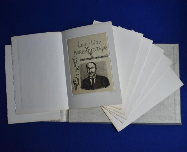 Richard Davies UN HOMMAGE A ERIK SATIE Signed Limited 35 Etchings 1980 H C (1 of 4)