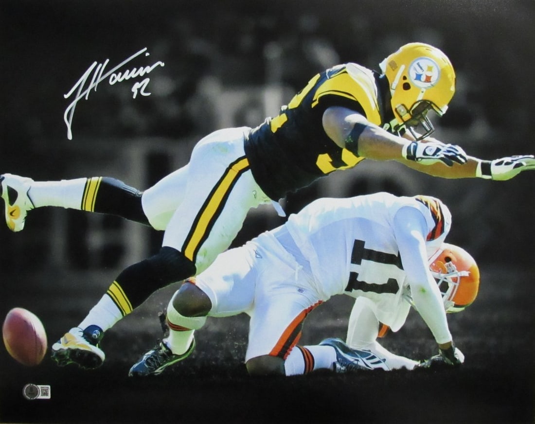 Signed Photo Steelers Pittsburgh Harrison 16x20 Autographed Beckett (1 of 3)