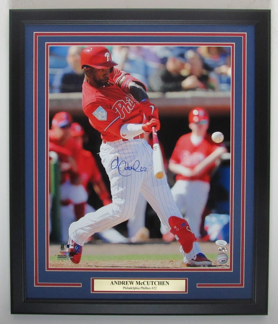 Signed Autographed Photo Framed JSA 146987 by Andrew McCutchen Phillies (1 of 1)