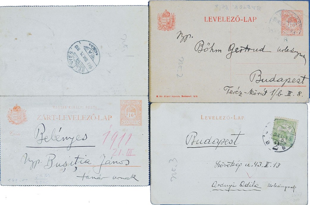 Bartk Bla 3 Autograph Letters Signed ALS Postcards 1 2 (1 of 2)