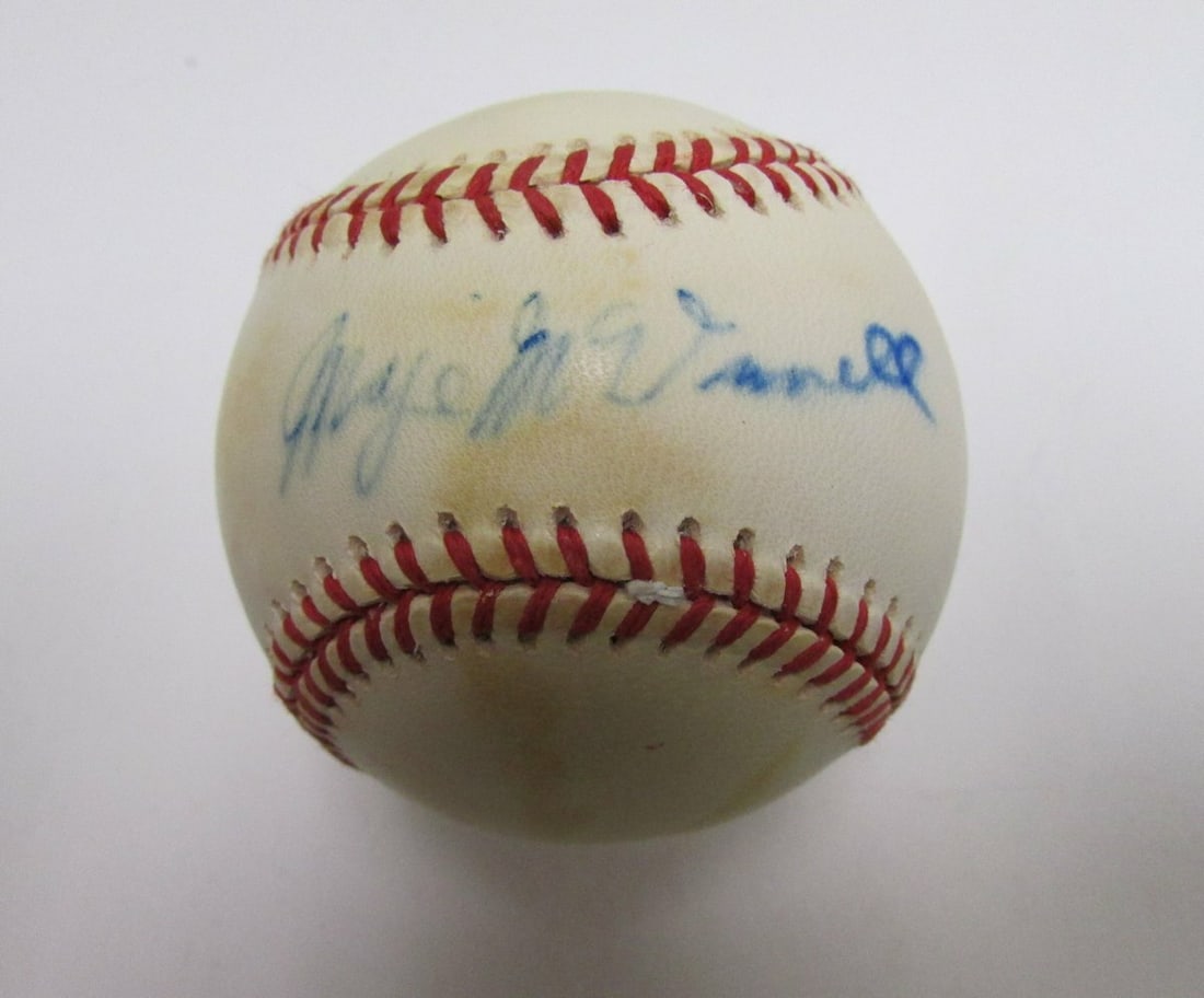 Maje McDonnell Signed/ Autographed Coleman ONL Baseball 139078: Maje McDonnell Signed/ Autographed Coleman ONL Baseball 139078 Item Specifics: Sport: Baseball Product: Ball Original/Reprint: Original Autograph Authentication: Seller League: MLB Product Disclaimer:
