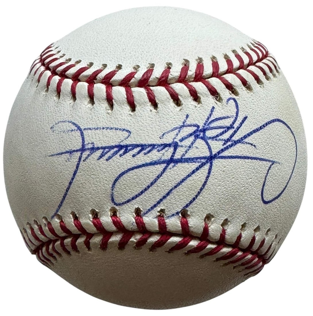 Sosa Sammy Autographed Official Baseball Major League: Sosa Sammy Autographed Official Baseball Major League Item Specifics: Brand: James Spence Authentication (JSA) Sammy Sosa Autographed Official Major League Baseball Signed in blue pen across the sweet