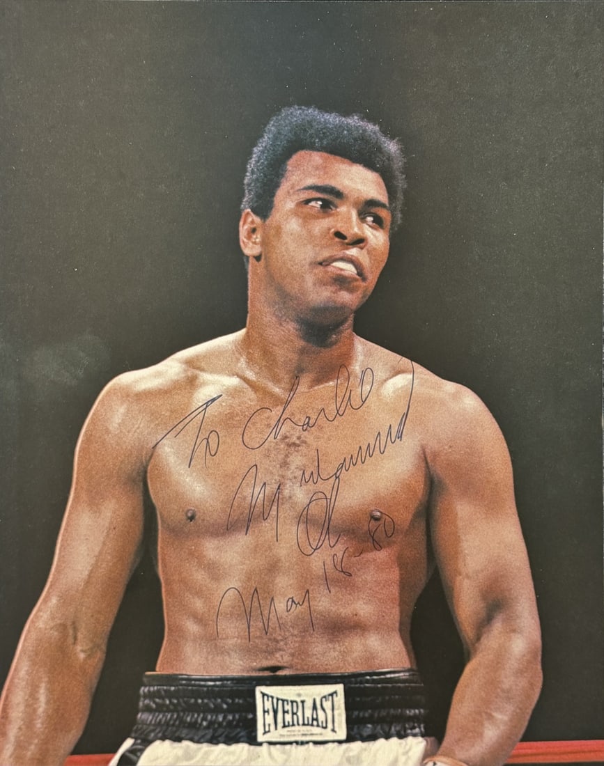 Signed Muhammad Ali Photo Magazine 8.5x11 Inscribed JSA (1 of 3)