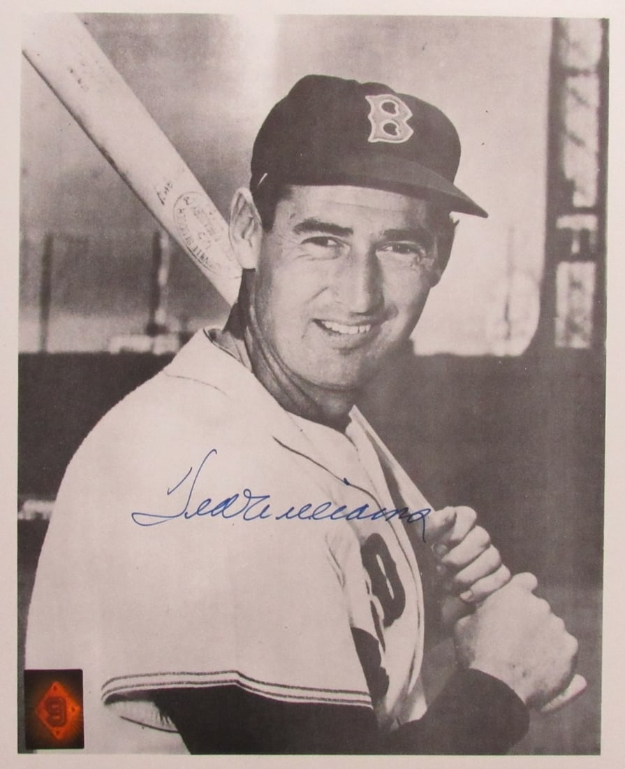 Ted Williams HOF Signed/ Autographed 11x14 B/ W Photo Boston Red Sox TWF 198576: Ted Williams HOF Signed/ Autographed 11x14 B/ W Photo Boston Red Sox TWF 198576 Ted Williams HOF Signed 11x14 B/W Photo - Boston Red Sox. This black and white photo, measuring 11x14 inches, bears the 
