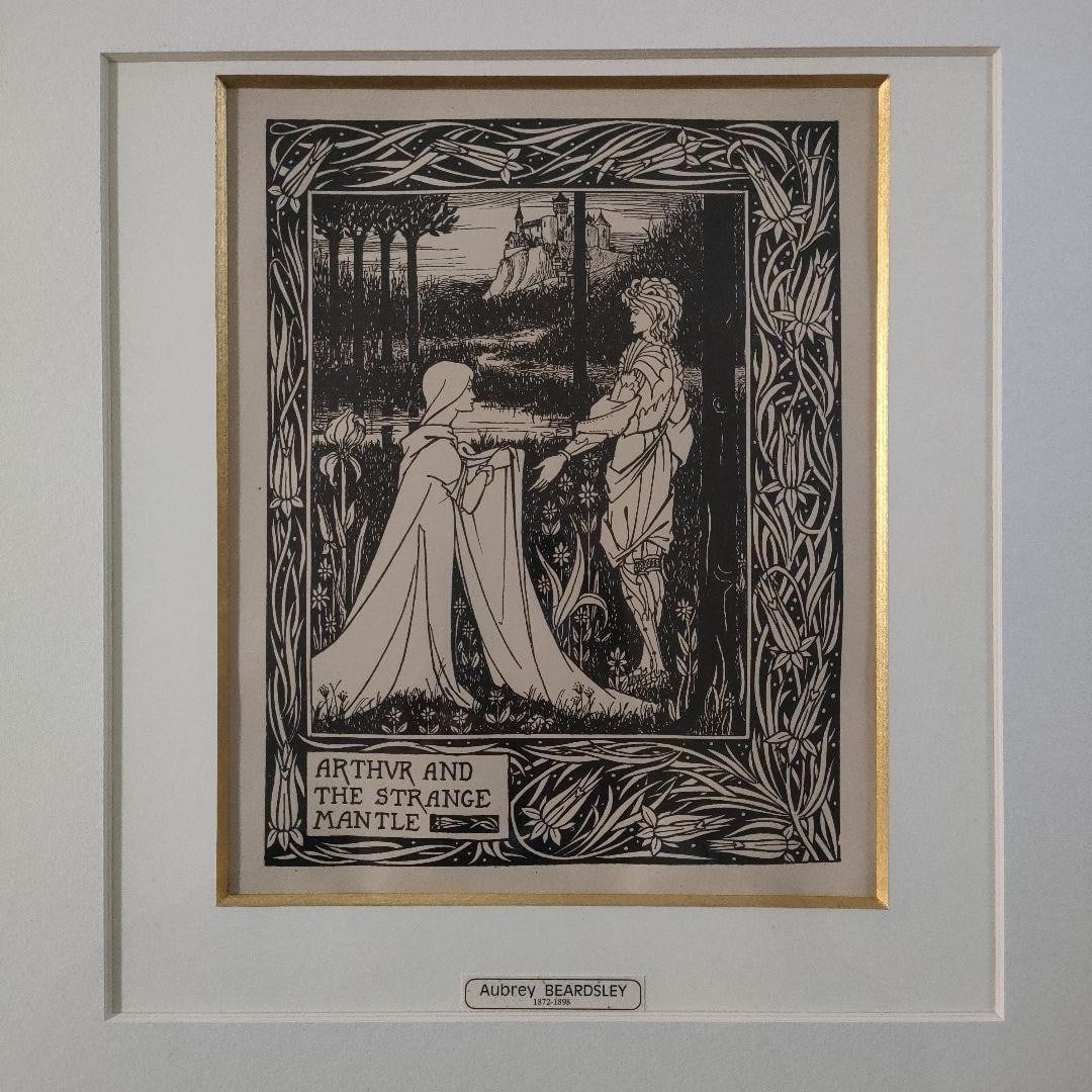 Block Print Framed by Aubrey Beardsley Arthur Strange 1927 Mantle: Block Print Framed by Aubrey Beardsley Arthur Strange 1927 Mantle Item Specifics: Artist: Aubrey Beardsley Unit Of Sale: Single Piece Signed By: Richard Spare Image Orientation: Portrait Size: Medium 