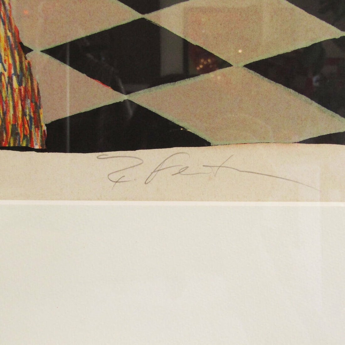 Feinstein Signed Original Lithograph Framed Numbered 1978 - 7