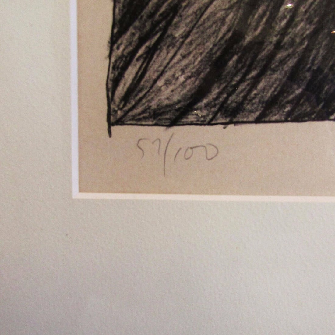 Feinstein Signed Original Lithograph Framed Numbered 1978 - 9