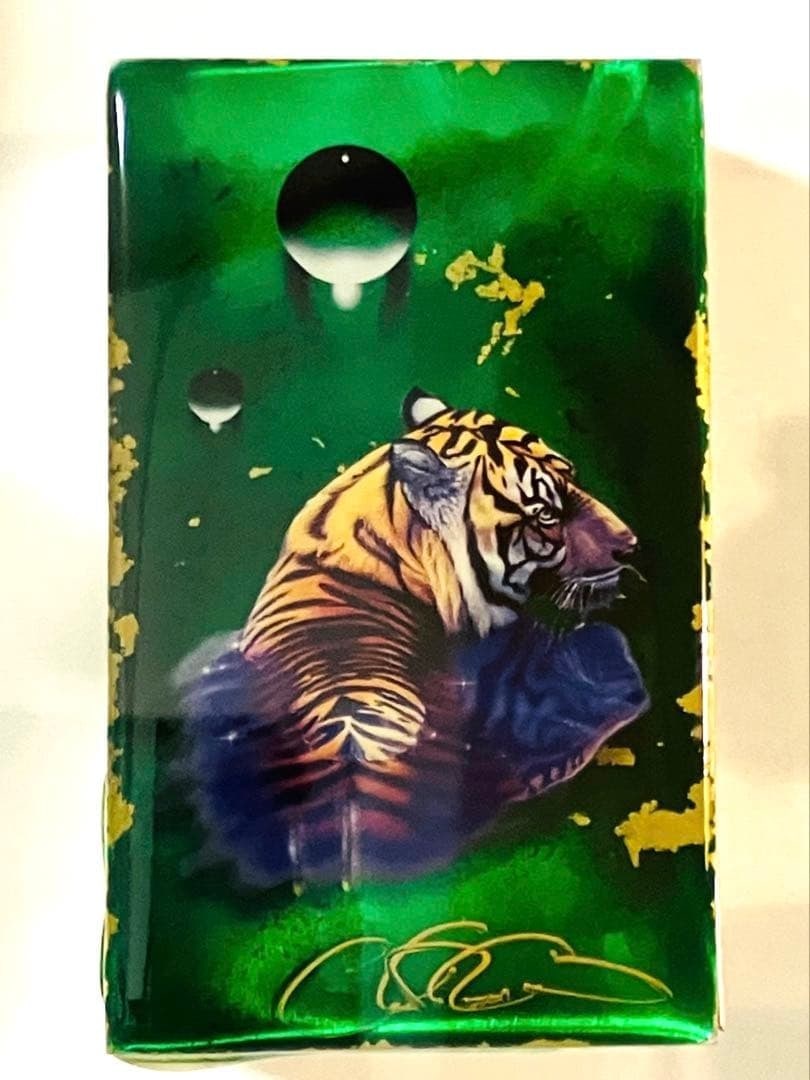 Original Tiger Artwork COA Framed Japan Christian Riese Lassen: Original Tiger Artwork COA Framed Japan Christian Riese Lassen Item Specifics: Artist: Christian Riese Lassen Unit Of Sale: Single Piece Signed By: Christian Riese Lassen Size: Small Signed: Yes Mater