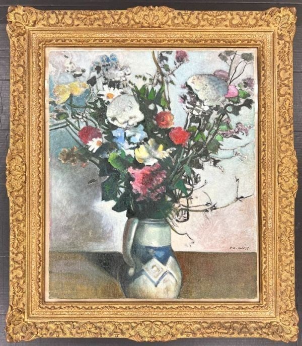 Pierre Dominique Giess French Oil Painting Floral Still Life Bouquet Signed: Pierre Dominique Giess French Oil Painting Floral Still Life Bouquet Signed Item Specifics: Artist: Pierre Dominique Giess Signed By: Pierre Dominique Giess Signed: Yes Size: Large Material: Canvas