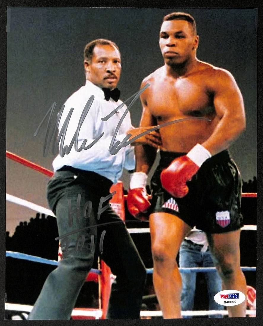 Boxer Mike Tyson 2011 HOF Signed 8x10 Photo PSA DNA: Boxer Mike Tyson 2011 HOF Signed 8x10 Photo PSA DNA Item Specifics: Original/Reprint: Original Product: Photo Sport: Baseball Product Disclaimer: Not affiliated with any team or league. Signatures are