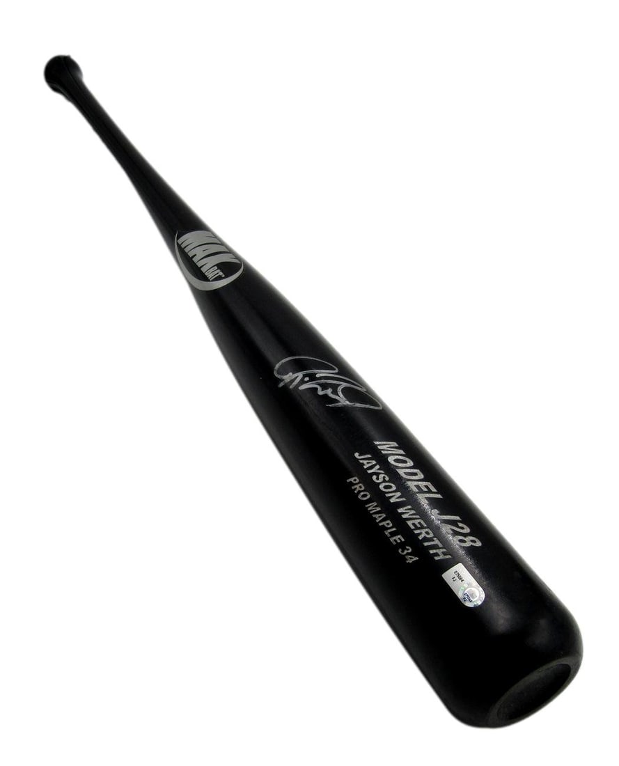 MLB Hologram 181757 Jayson Werth Signed Maple Pro Baseball Bat Max: MLB Hologram 181757 Jayson Werth Signed Maple Pro Baseball Bat Max Item Specifics: Original/Reprint: Original Product: Bat Sport: Baseball Team: Philadelphia Phillies League: MLB Signed: YES Product D